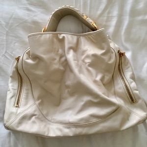 Rachael Zoe off white leather purse